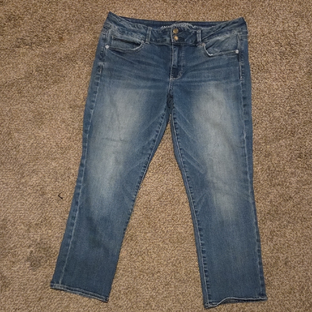 American Eagle Artist Crop Jeans